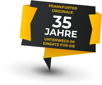 35 Jahre - Frankfurter Originale - Unterwegs für Sie im Einsatz